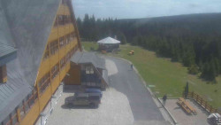 Parkoviště a hlavní vchod