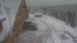 Parkoviště a hlavní vchod