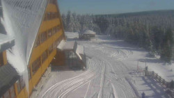 Parkoviště a hlavní vchod