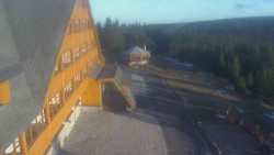 Parkoviště a hlavní vchod