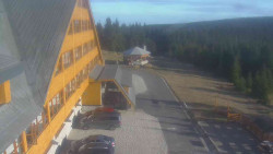 Parkoviště a hlavní vchod