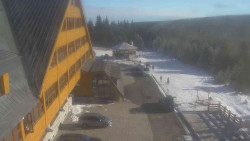 Parkoviště a hlavní vchod