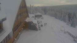 Parkoviště a hlavní vchod