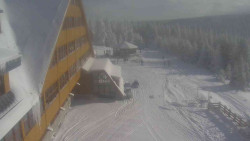 Parkoviště a hlavní vchod