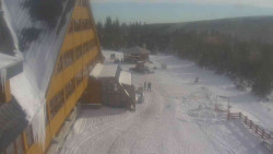 Parkoviště a hlavní vchod