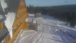 Parkoviště a hlavní vchod