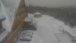 Parkoviště a hlavní vchod