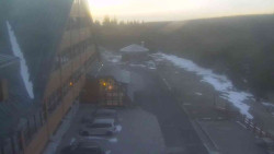 Parkoviště a hlavní vchod