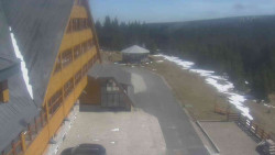 Parkoviště a hlavní vchod