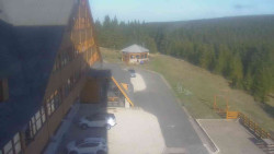 Parkoviště a hlavní vchod