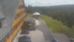 Parkoviště a hlavní vchod