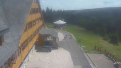 Parkoviště a hlavní vchod