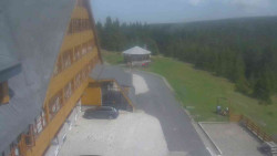 Parkoviště a hlavní vchod