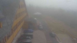 Parking lot and main entrance