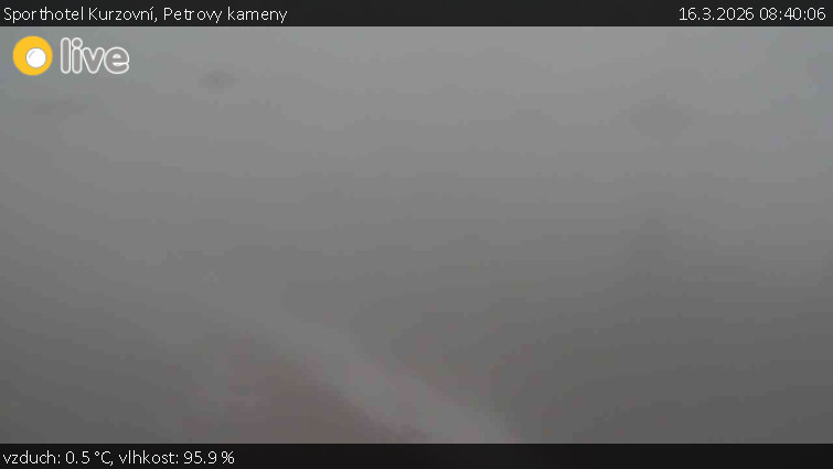 Sporthotel Kurzovní - Petrovy kameny - 16.3.2026 v 08:40