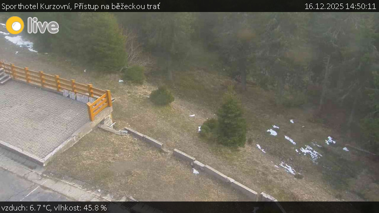 Sporthotel Kurzovní - Přístup na běžeckou trať - 16.12.2025 v 14:50