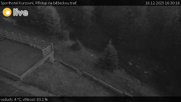 Sporthotel Kurzovní - Přístup na běžeckou trať - 18.12.2025 v 16:30