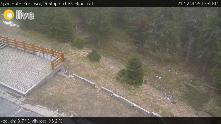 Sporthotel Kurzovní - Přístup na běžeckou trať - 21.12.2025 v 15:40