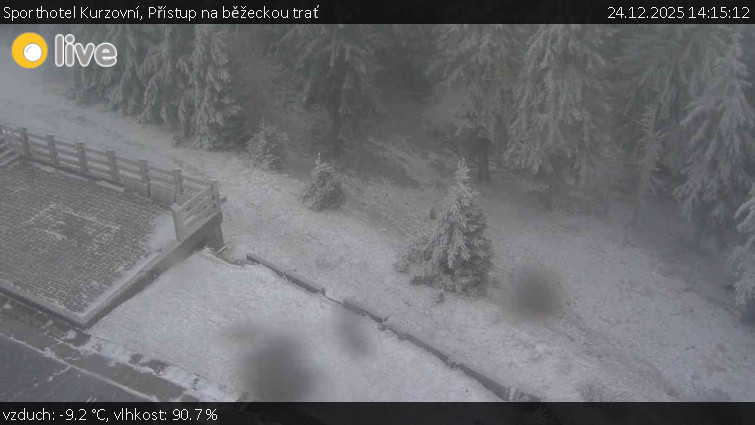 Sporthotel Kurzovní - Přístup na běžeckou trať - 24.12.2025 v 14:15