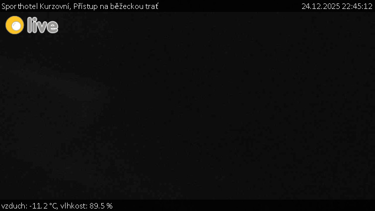 Sporthotel Kurzovní - Přístup na běžeckou trať - 24.12.2025 v 22:45