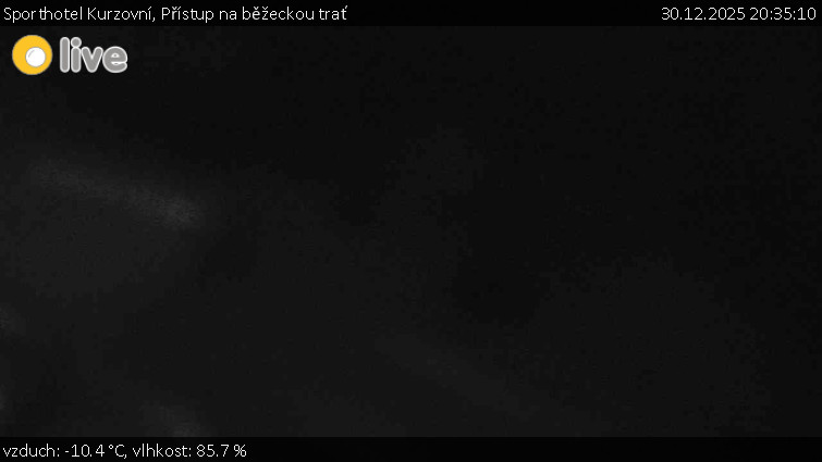 Sporthotel Kurzovní - Přístup na běžeckou trať - 30.12.2025 v 20:35