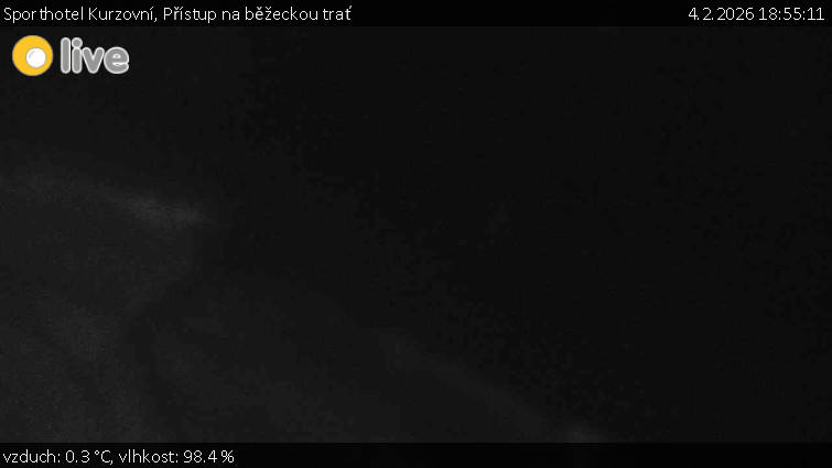 Sporthotel Kurzovní - Přístup na běžeckou trať - 4.2.2026 v 18:55