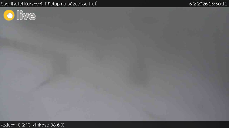 Sporthotel Kurzovní - Přístup na běžeckou trať - 6.2.2026 v 16:50