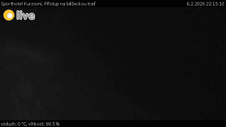 Sporthotel Kurzovní - Přístup na běžeckou trať - 6.2.2026 v 22:15