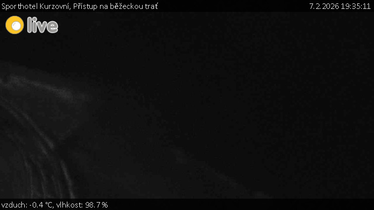 Sporthotel Kurzovní - Přístup na běžeckou trať - 7.2.2026 v 19:35