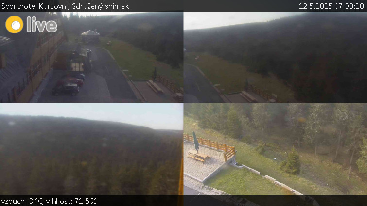 Sporthotel Kurzovní - Sdružený snímek - 12.5.2025 v 07:30 Sporthotel Kurzovní - Sdružený snímek - 12.5.2025 v 07:30