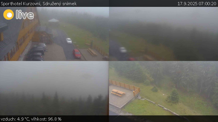 Sporthotel Kurzovní - Sdružený snímek - 17.9.2025 v 07:00 Sporthotel Kurzovní - Sdružený snímek - 17.9.2025 v 07:00