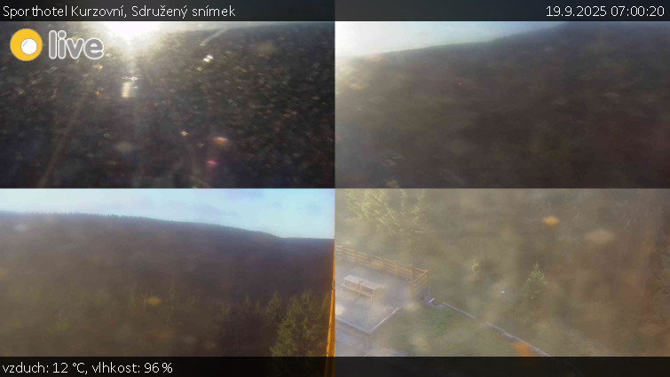 Sporthotel Kurzovní - Sdružený snímek - 19.9.2025 v 07:00 Sporthotel Kurzovní - Sdružený snímek - 19.9.2025 v 07:00