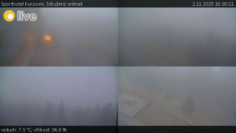 Sporthotel Kurzovní - Sdružený snímek - 2.11.2025 v 16:30 Sporthotel Kurzovní - Sdružený snímek - 2.11.2025 v 16:30