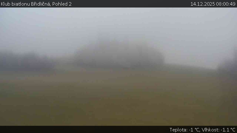 Klub biatlonu Břidličná - Pohled 2 - 14.12.2025 v 08:00