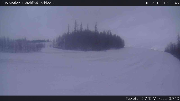 Klub biatlonu Břidličná - Pohled 2 - 31.12.2025 v 07:30