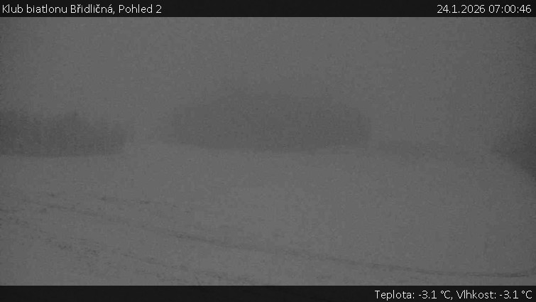 Klub biatlonu Břidličná - Pohled 2 - 24.1.2026 v 07:00
