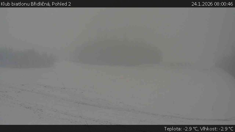 Klub biatlonu Břidličná - Pohled 2 - 24.1.2026 v 08:00
