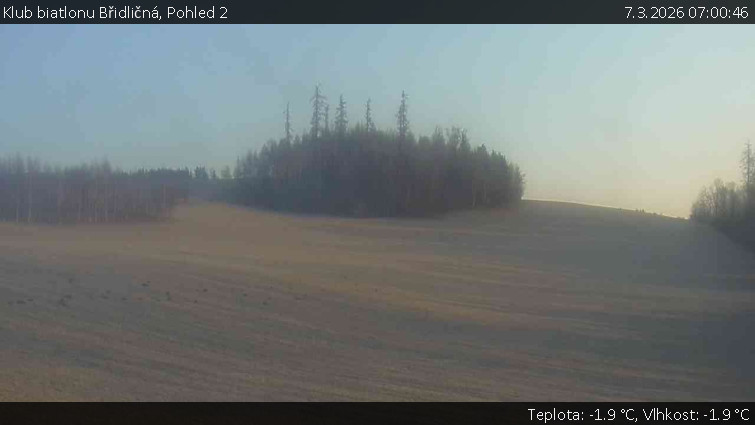 Klub biatlonu Břidličná - Pohled 2 - 7.3.2026 v 07:00