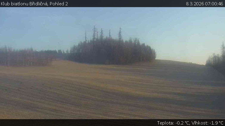 Klub biatlonu Břidličná - Pohled 2 - 8.3.2026 v 07:00