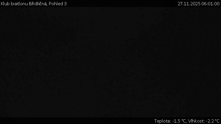 Klub biatlonu Břidličná - Pohled 3 - 27.11.2025 v 06:01