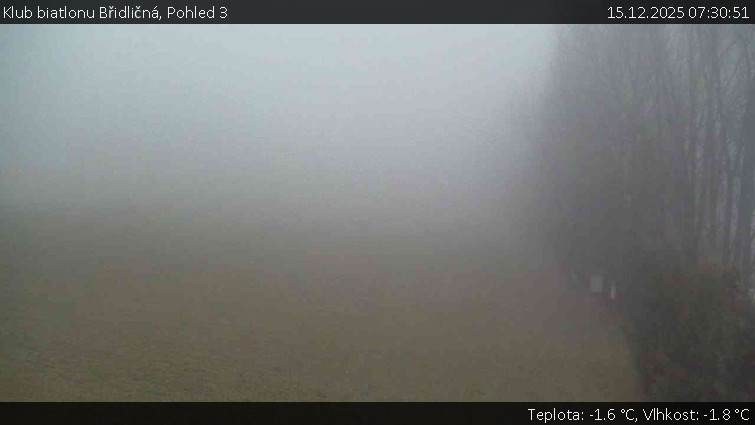 Klub biatlonu Břidličná - Pohled 3 - 15.12.2025 v 07:30