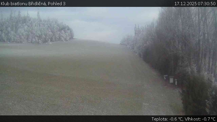 Klub biatlonu Břidličná - Pohled 3 - 17.12.2025 v 07:30