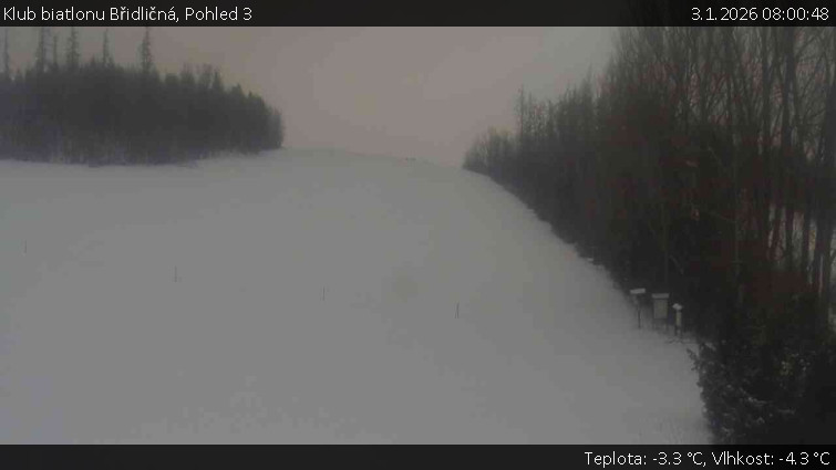 Klub biatlonu Břidličná - Pohled 3 - 3.1.2026 v 08:00