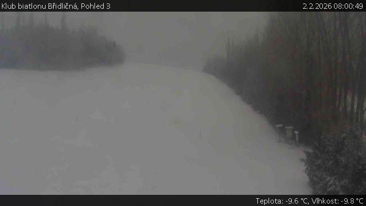 Klub biatlonu Břidličná - Pohled 3 - 2.2.2026 v 08:00