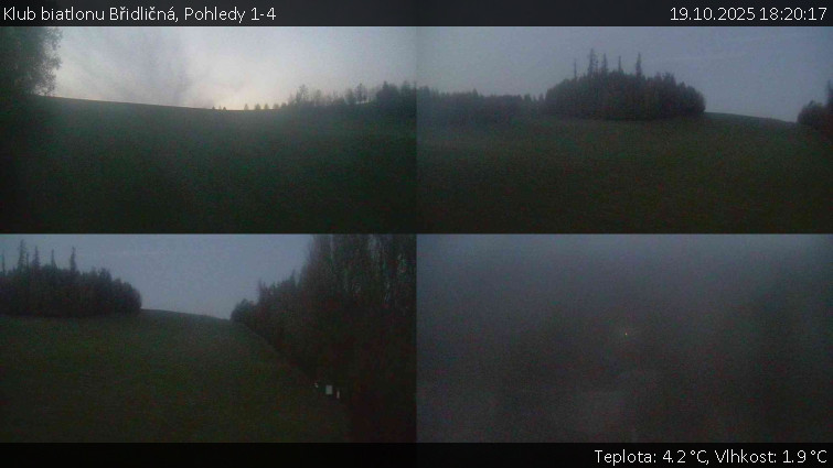 Klub biatlonu Břidličná - Pohledy 1-4 - 19.10.2025 v 18:20 Klub biatlonu Břidličná - Pohledy 1-4 - 19.10.2025 v 18:20