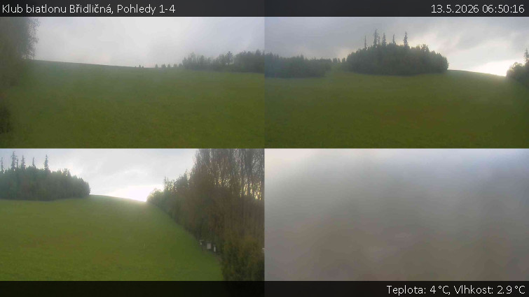 Klub biatlonu Břidličná - Pohledy 1-4 - 13.5.2026 v 06:50