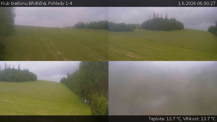 Klub biatlonu Břidličná - Pohledy 1-4 - 1.6.2026 v 06:50