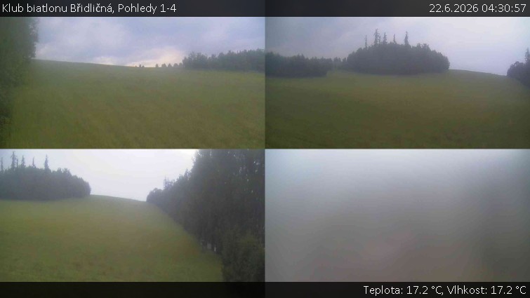 Klub biatlonu Břidličná - Pohledy 1-4 - 22.6.2026 v 04:30
