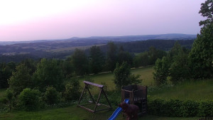 Chata Myslivna SKP Olomouc - Pohled do krajiny - 13.6.2025 v 04:30