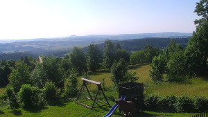 Chata Myslivna SKP Olomouc - Pohled do krajiny - 22.6.2025 v 08:30